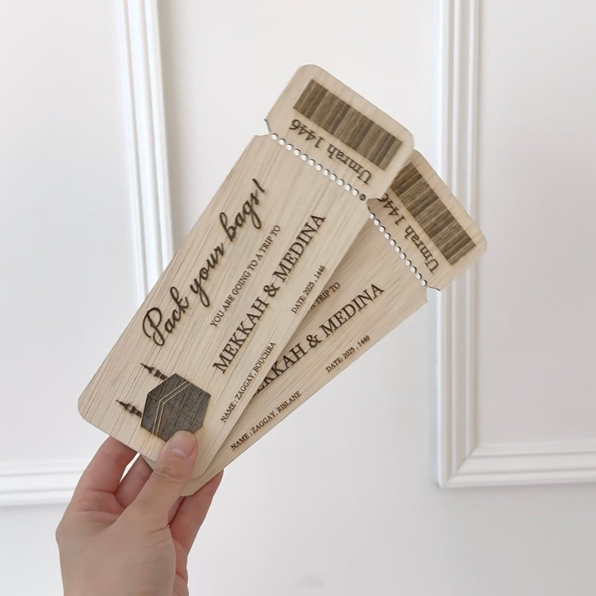 Boarding-pass ‘pack your bags’
